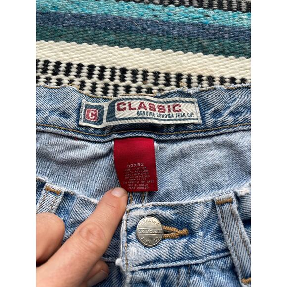 90s Distressed Sonoma High Rise Straight Fit Jeans Size 32 - Picture 8 of 8